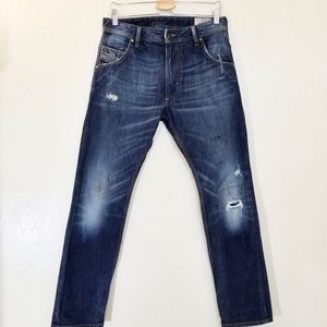 Diesel Mens Jeans Krooley Straight Dark Blue W31